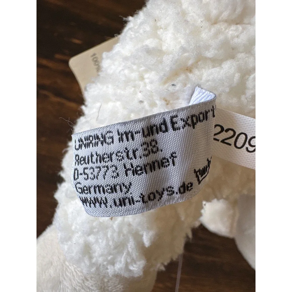 Uni-Toys Eco-Friendly Lamb Plush White Sheep Stuffed Animal Standing 6.5 inch